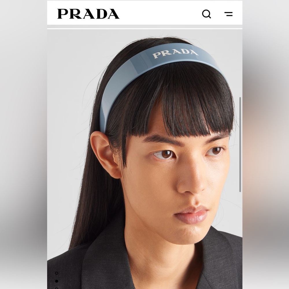 Prada plexiglass headband light blue - Picture 2 of 2